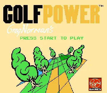 Greg Norman's Golf Power (USA) screen shot title